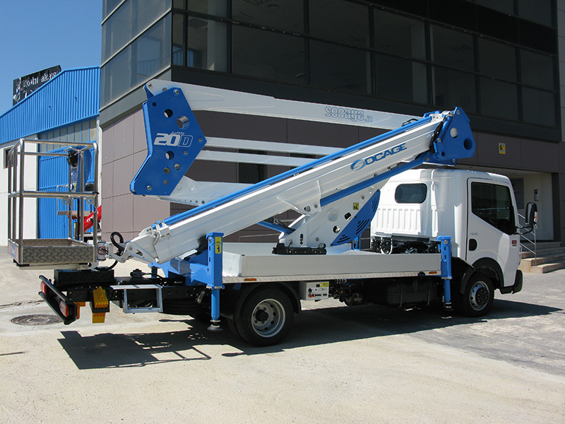 Camión cesta 20d. Alquiladores Plataformas elevadoras